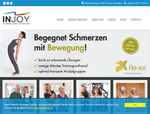 Tablet Screenshot of injoy-markt-schwaben.de